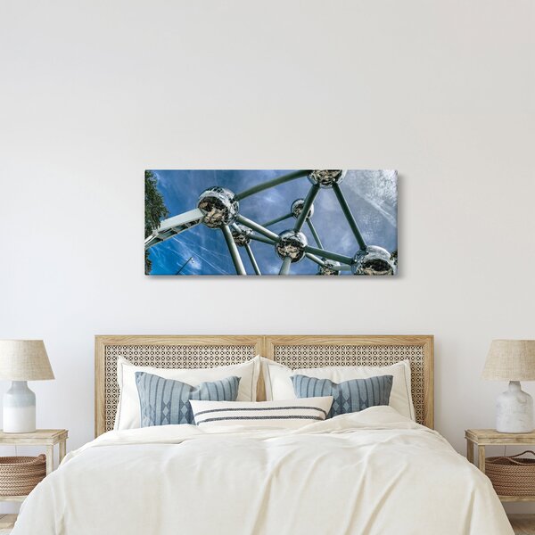 Tablou - atomium la Bruxelles (120x50 cm)
