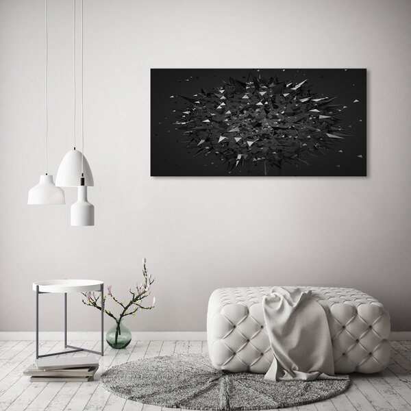 Tablou pe pe sticlă 3D Abstracție