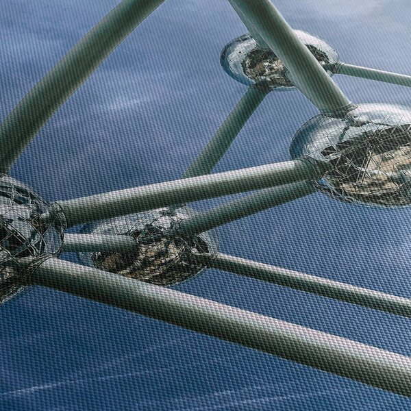 Tablou - atomium la Bruxelles (70x50 cm)