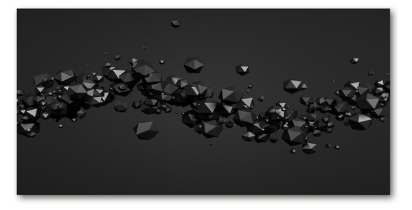 Tablou pe pe sticlă 3D Abstracție