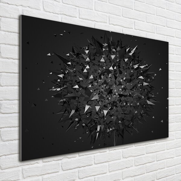Tablou pe pe sticlă 3D Abstracție