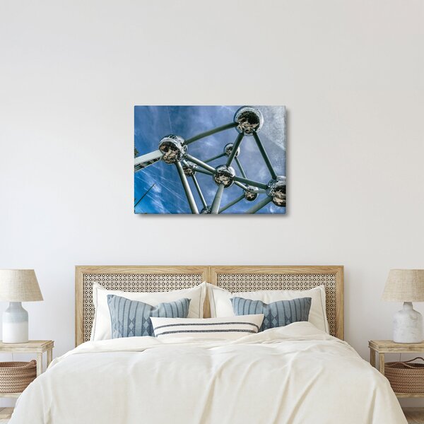 Tablou - atomium la Bruxelles (70x50 cm)