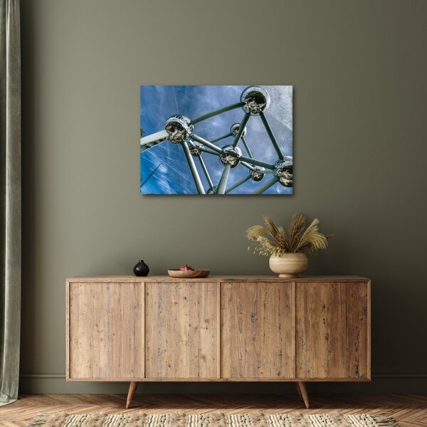 Tablou - atomium la Bruxelles (70x50 cm)