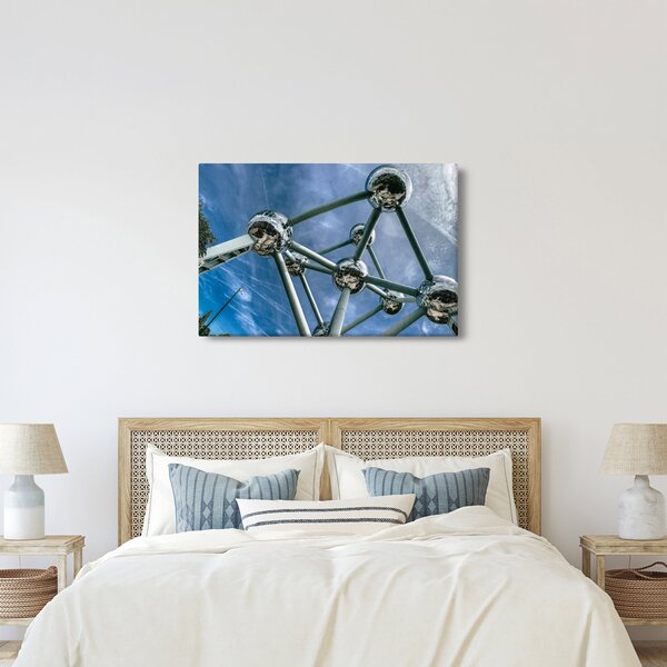Tablou - atomium la Bruxelles (90x60 cm)