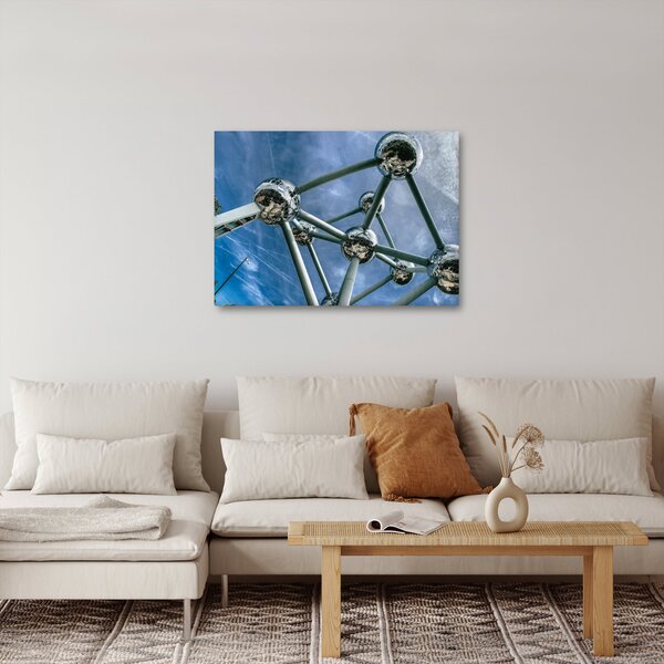 Tablou - atomium la Bruxelles (70x50 cm)