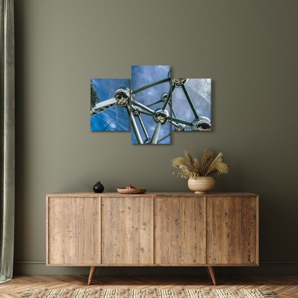 Tablou - atomium la Bruxelles (90x60 cm)