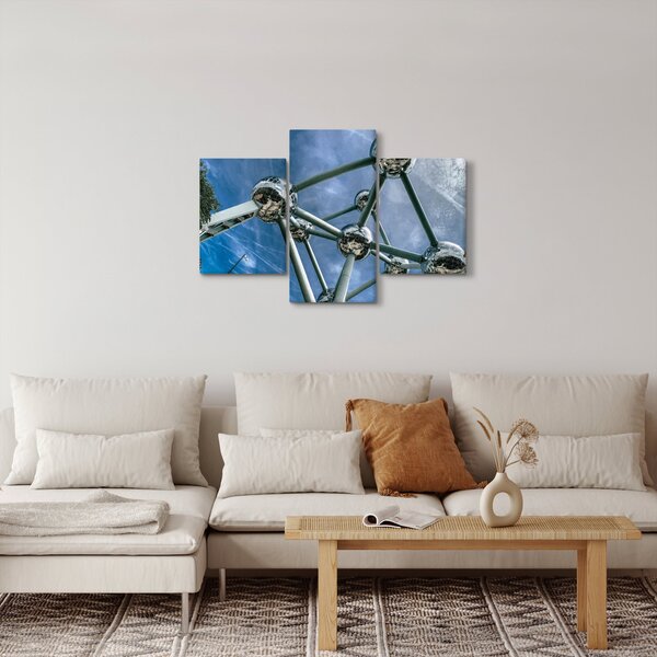 Tablou - atomium la Bruxelles (90x60 cm)