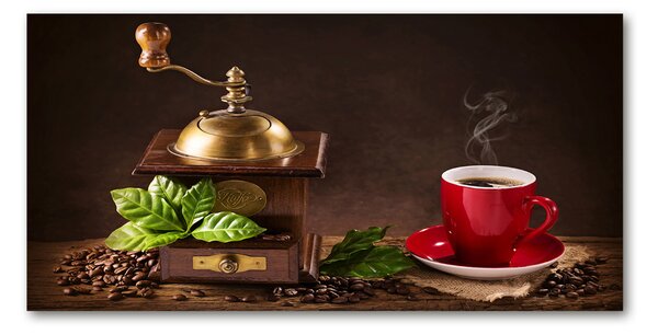 Tablou din Sticlă Cafea si polizor