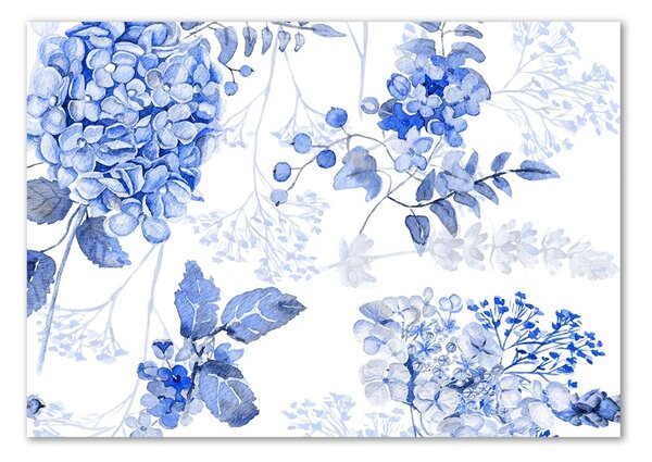 Tablou Printat Pe Sticlă model floral