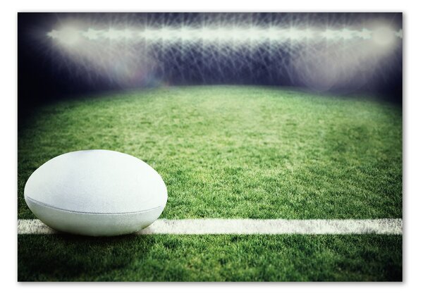 Imagine de sticlă Minge de rugby