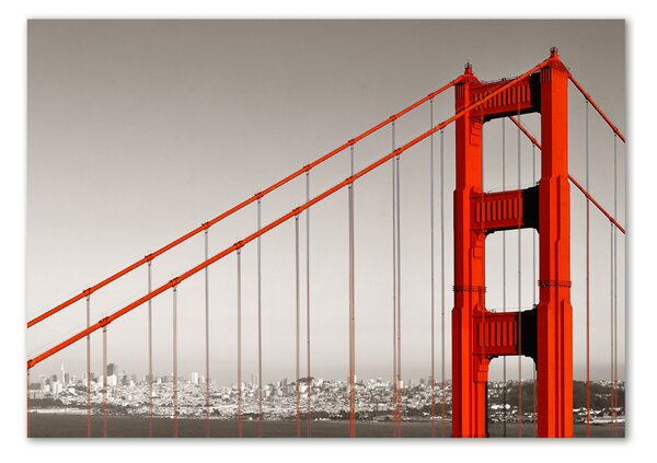 Imagine de sticlă Podul din San Francisco