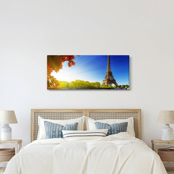 Tablou - toamna la Paris (120x50 cm)