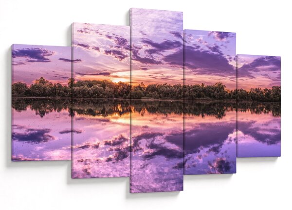 Tablou cu cerul violet (150x105 cm)