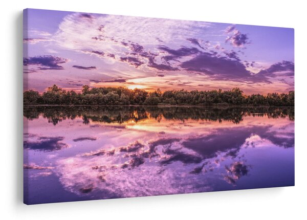 Tablou cu cerul violet (90x60 cm)