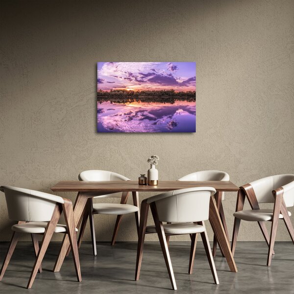 Tablou cu cerul violet (70x50 cm)