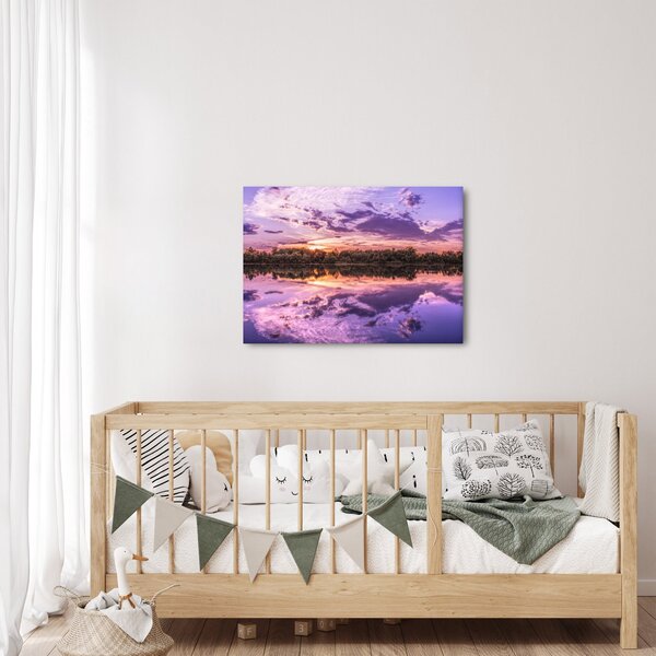 Tablou cu cerul violet (70x50 cm)