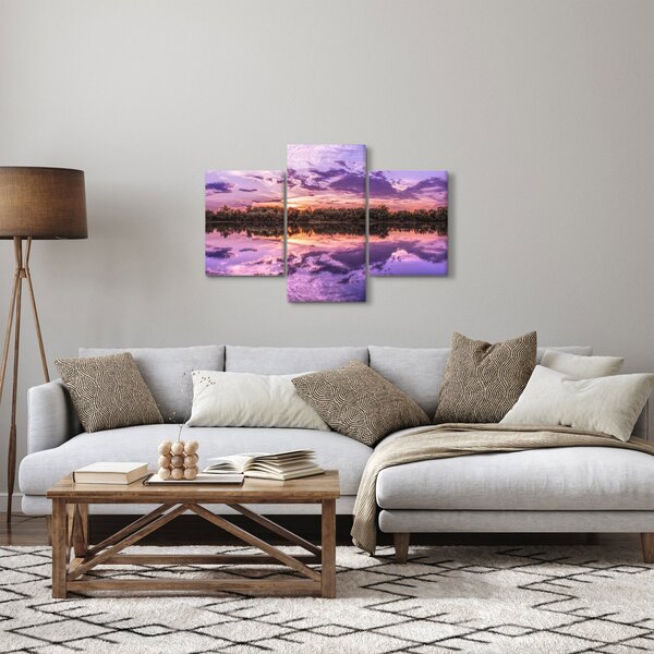 Tablou cu cerul violet (90x60 cm)