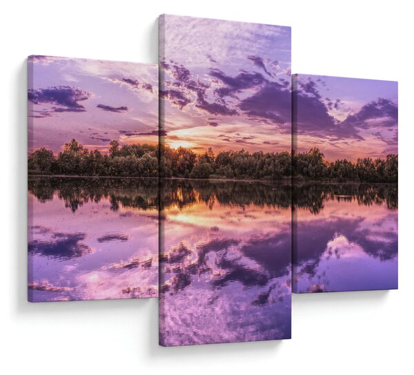 Tablou cu cerul violet (90x60 cm)