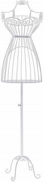 SUA1 - Suport haine 40 cm, manechin rochii, Dressing, Dormitor - Alb