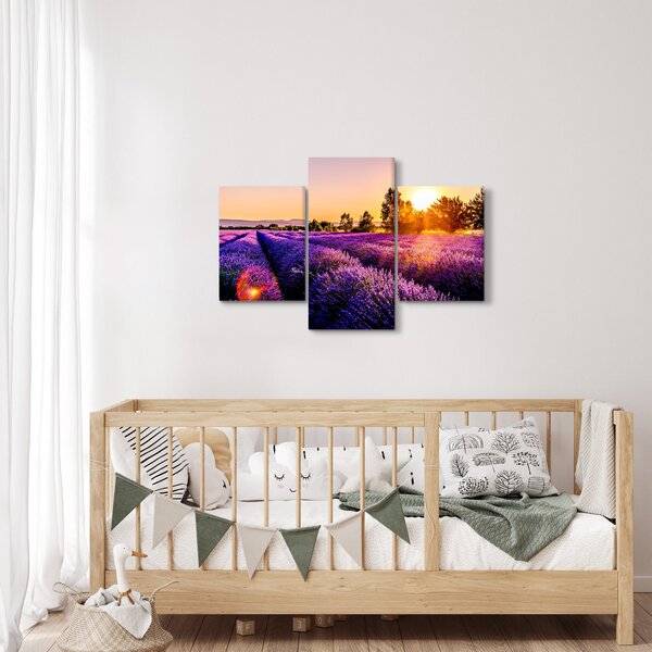 Tablou cu câmp de lavanda (90x60 cm)