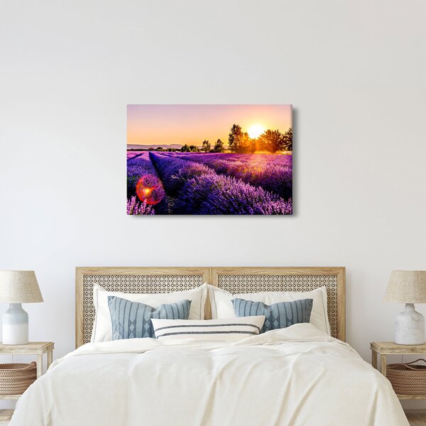 Tablou cu câmp de lavanda (90x60 cm)