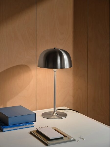 Nordlux - Lampă de masă CERA 1xE14/40W/230V crom mat