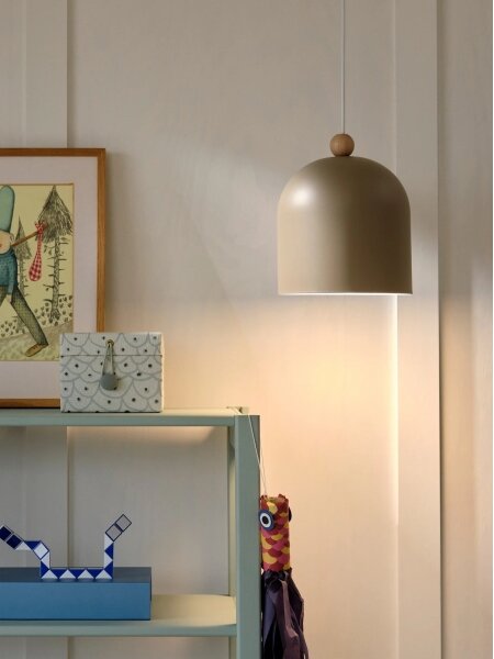 Nordlux - Lustră suspendată cu cablu GASTON 1xE27/40W/230V bej