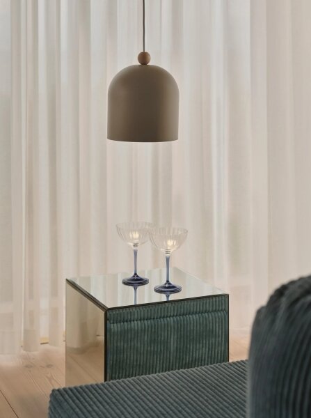 Nordlux - Lustră suspendată cu cablu GASTON 1xE27/40W/230V bej
