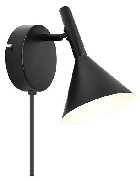 Nordlux - Aplică de perete KELVIS 1xGU10/12W/230V neagră
