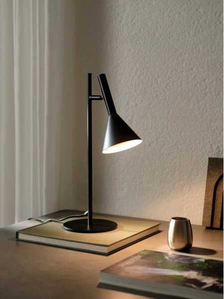 Nordlux - Lampă de masă KELVIS 1xGU10/12W/230V neagră