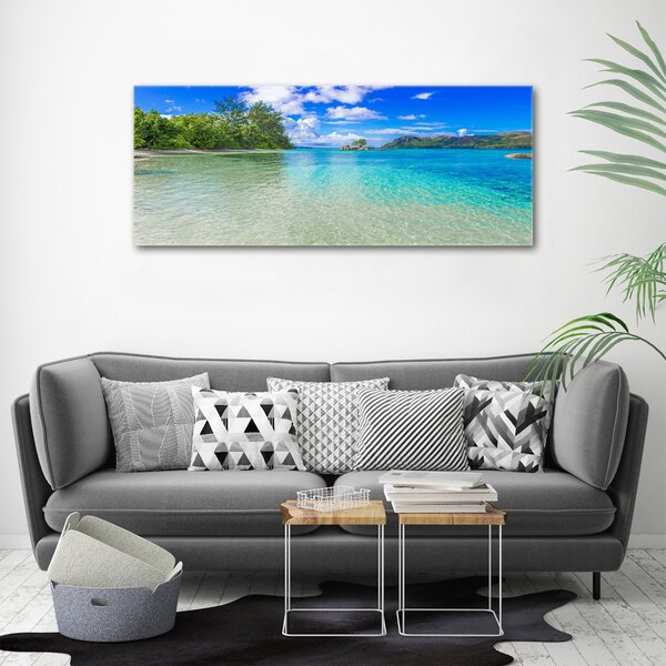 Pictură pe pânză plaja Seychelles