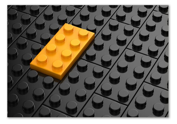 Tablou sticlă cărămizi Lego