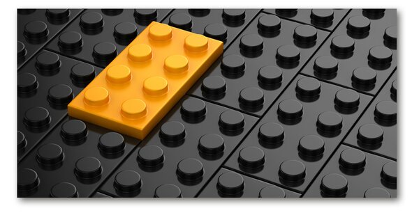 Tablou sticlă cărămizi Lego