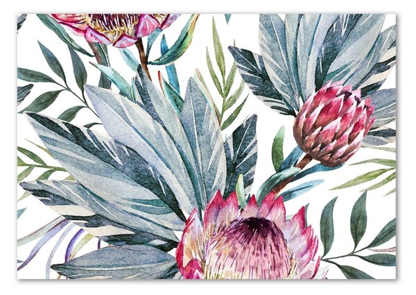 Tablou Printat Pe Sticlă protea