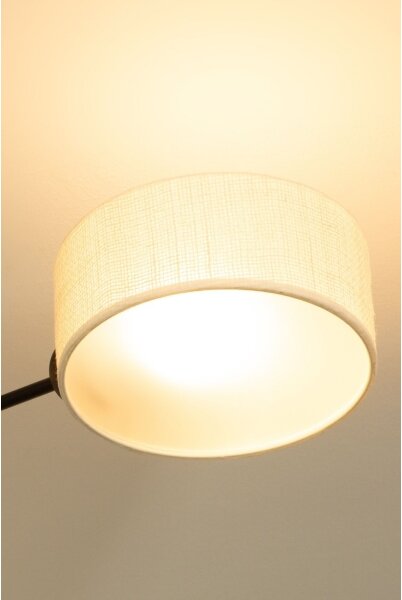 Brilagi - Lustră de tavan aplicată VIRGO 4xE14/40W/230V, crem/negru