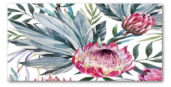 Tablou Printat Pe Sticlă protea