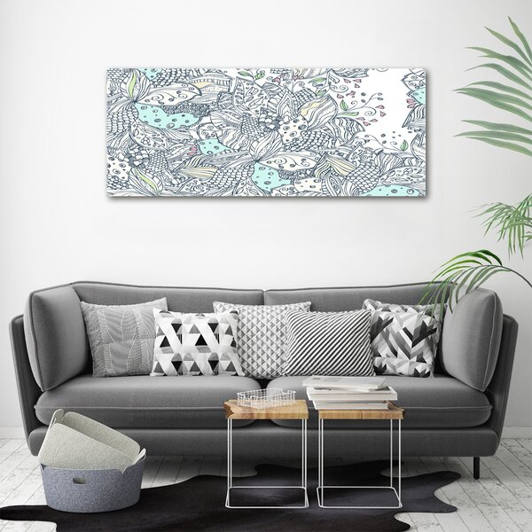 Print pe pânză model floral