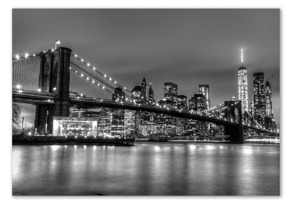 Tablou din Sticlă Podul Brooklyn