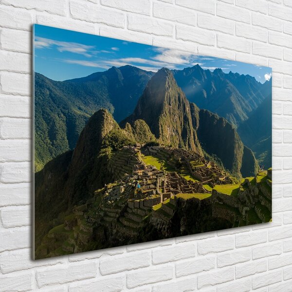 Tablou din Sticlă Ruinele de la Machu Picchu