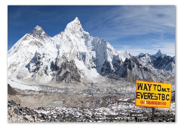 Imagine de sticlă muntele Everest