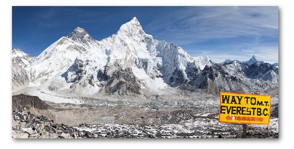 Imagine de sticlă muntele Everest
