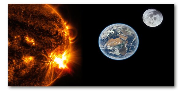 Imagine de sticlă Sistem solar