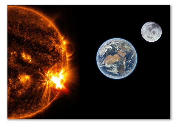Imagine de sticlă Sistem solar