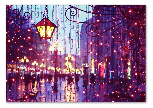Fotografie imprimată pe sticlă Lumini în