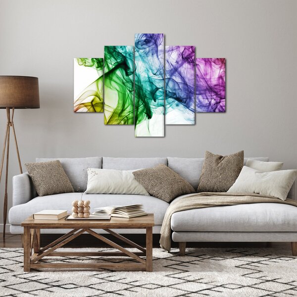 Tablou - fum colorat (150x105 cm)