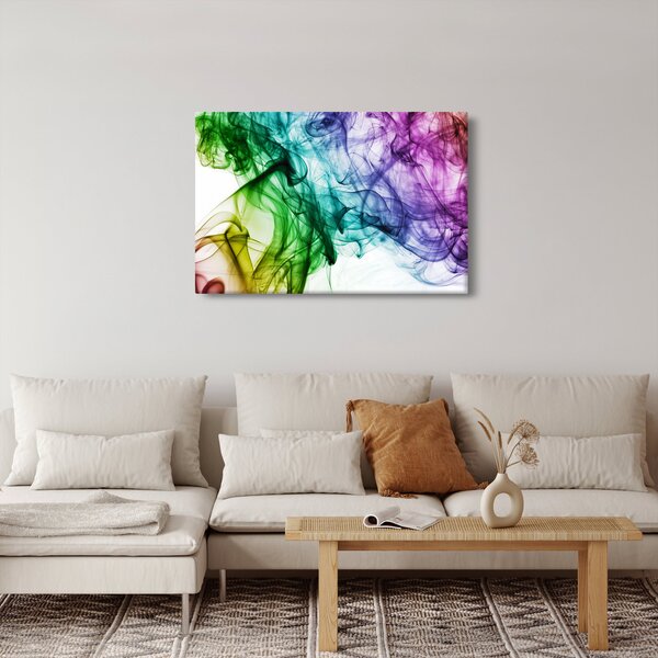 Tablou - fum colorat (90x60 cm)