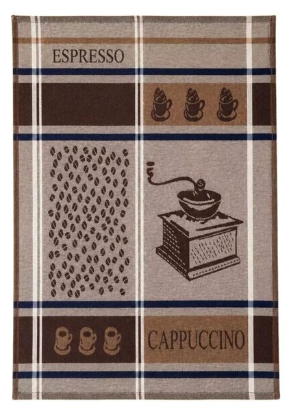 Prosop de bucătărie Egypt cu motiv – Set 3 bucăți - nr. 73 | maro / cappuccino