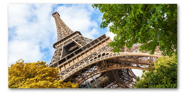 Tablou pe pe sticlă Turnul Eiffel din Paris