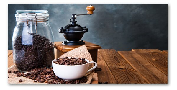 Fotografie imprimată pe sticlă Râșniță de cafea
