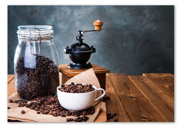 Fotografie imprimată pe sticlă Râșniță de cafea